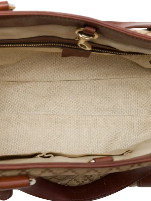 Gucci Pre-Owned 2016-2026 ディアマンテ キャンバス 1973 サッチェル