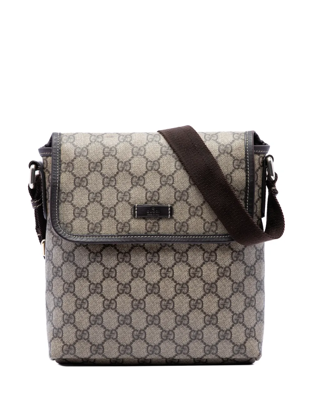 Gucci Pre-Owned 2016-2026 GG Supreme crossbody bag - Toni neutri