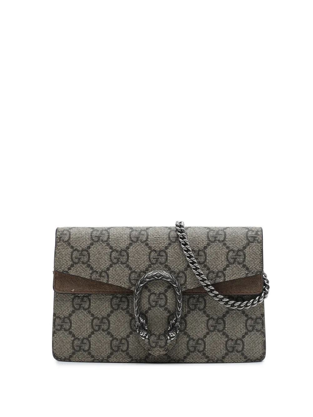 Gucci Pre-Owned 2016-2026 Mini GG Supreme Dionysus crossbody bag - Toni neutri