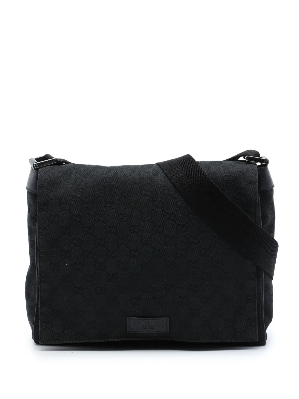 Gucci Pre-Owned 2016-2026 GG Canvas crossbody bag - Nero
