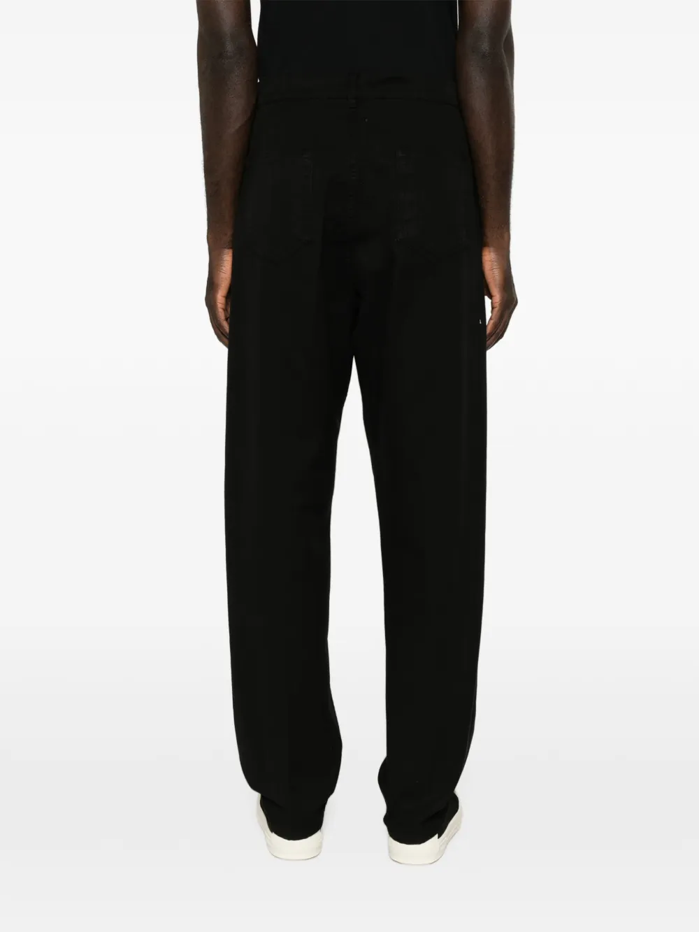 Rick Owens DRKSHDW Jeans met knoop- en ritssluiting Zwart