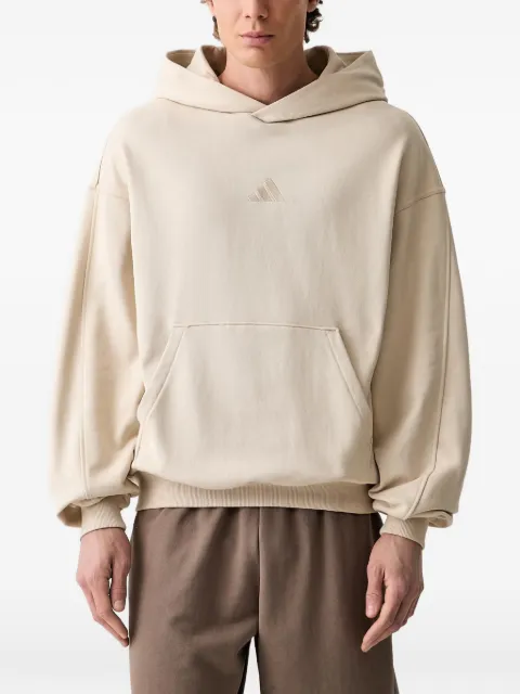 adidas logo-embroidered hoodie