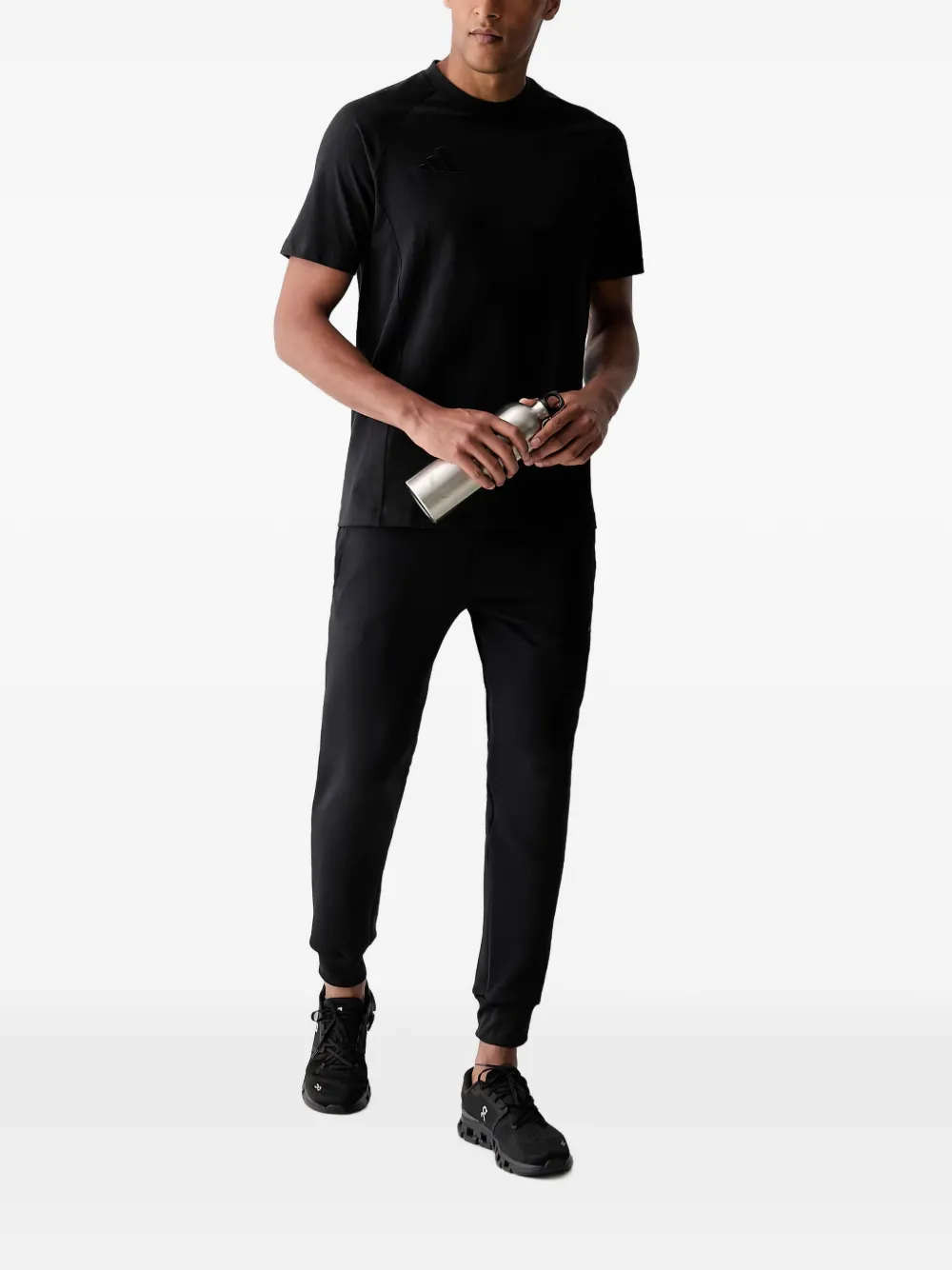 adidas Tiro 25 logo-embroidered track pants Zwart