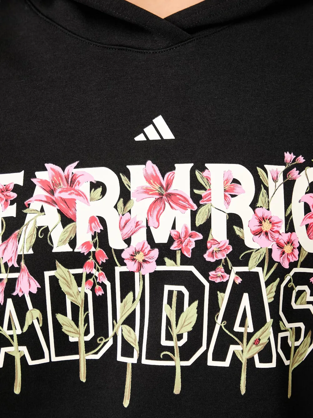 adidas x Farm Rio floral-print hoodie Zwart