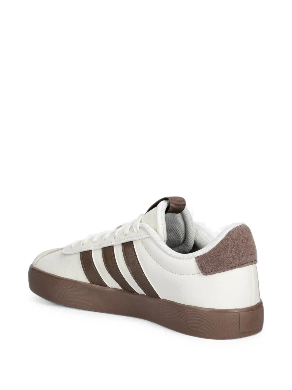 adidas VL Court 3.0 three-stripe panelled sneakers Beige