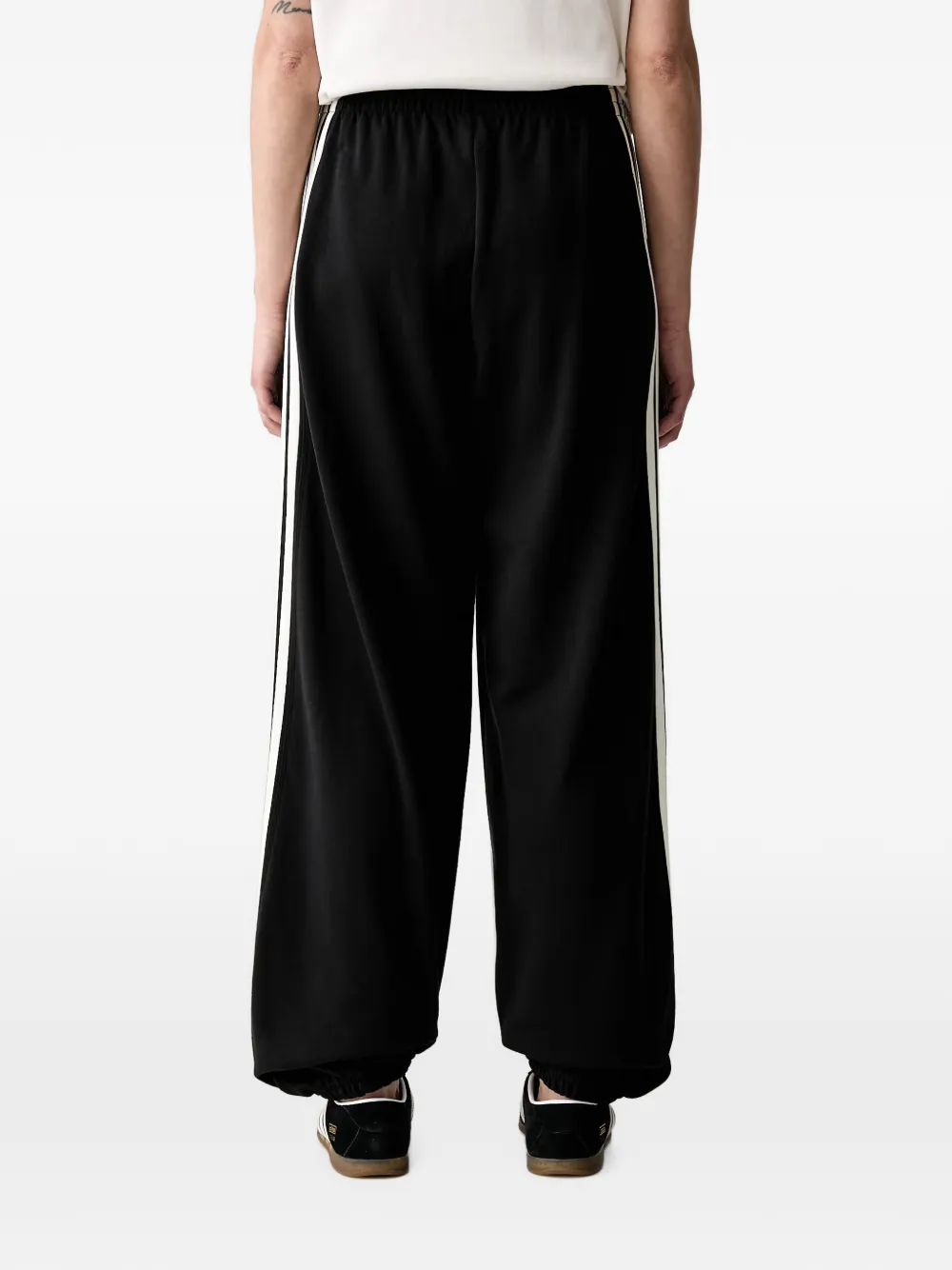 adidas side-stripe track pants Zwart