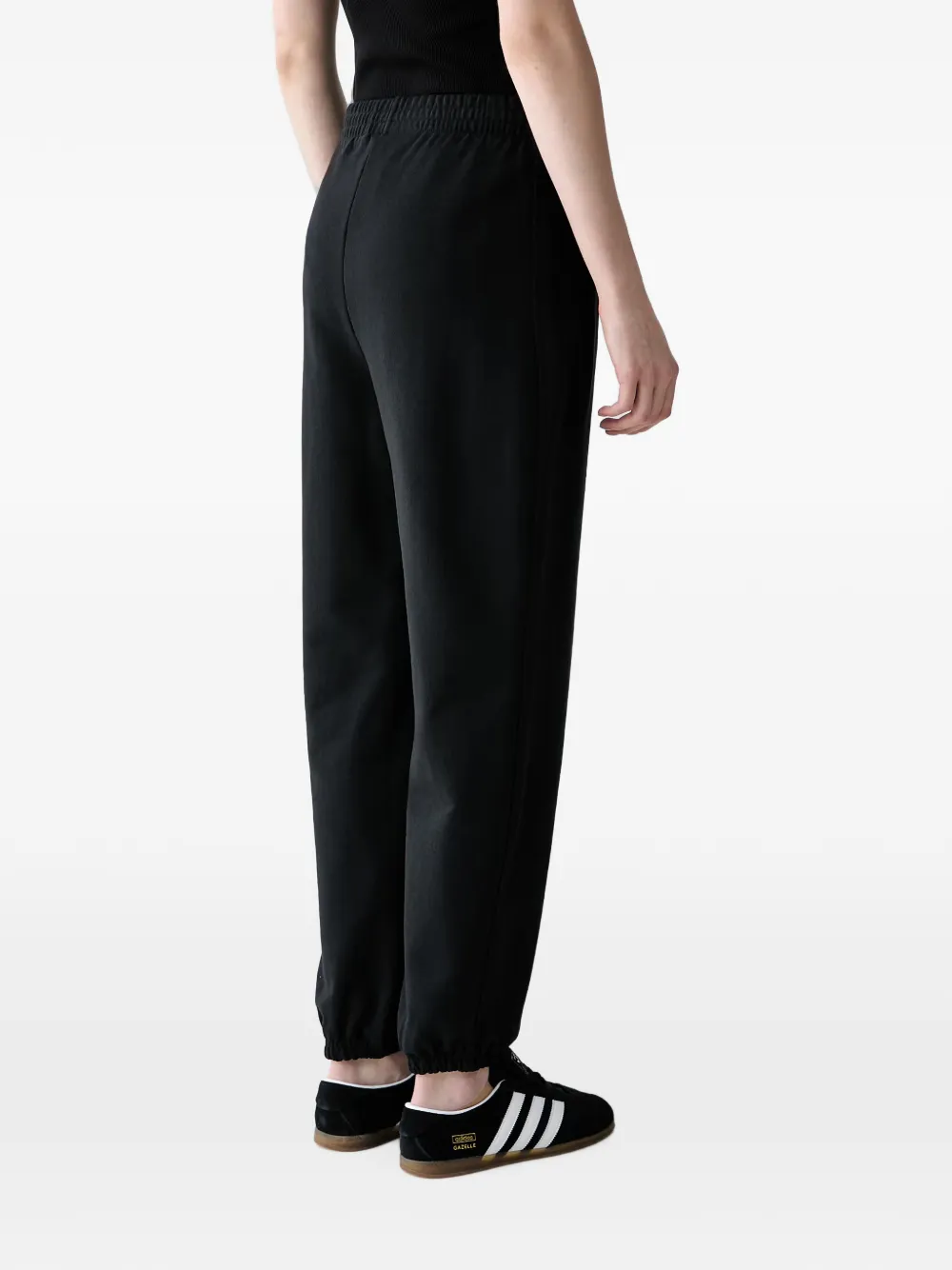 adidas logo-embroidered track pants Zwart