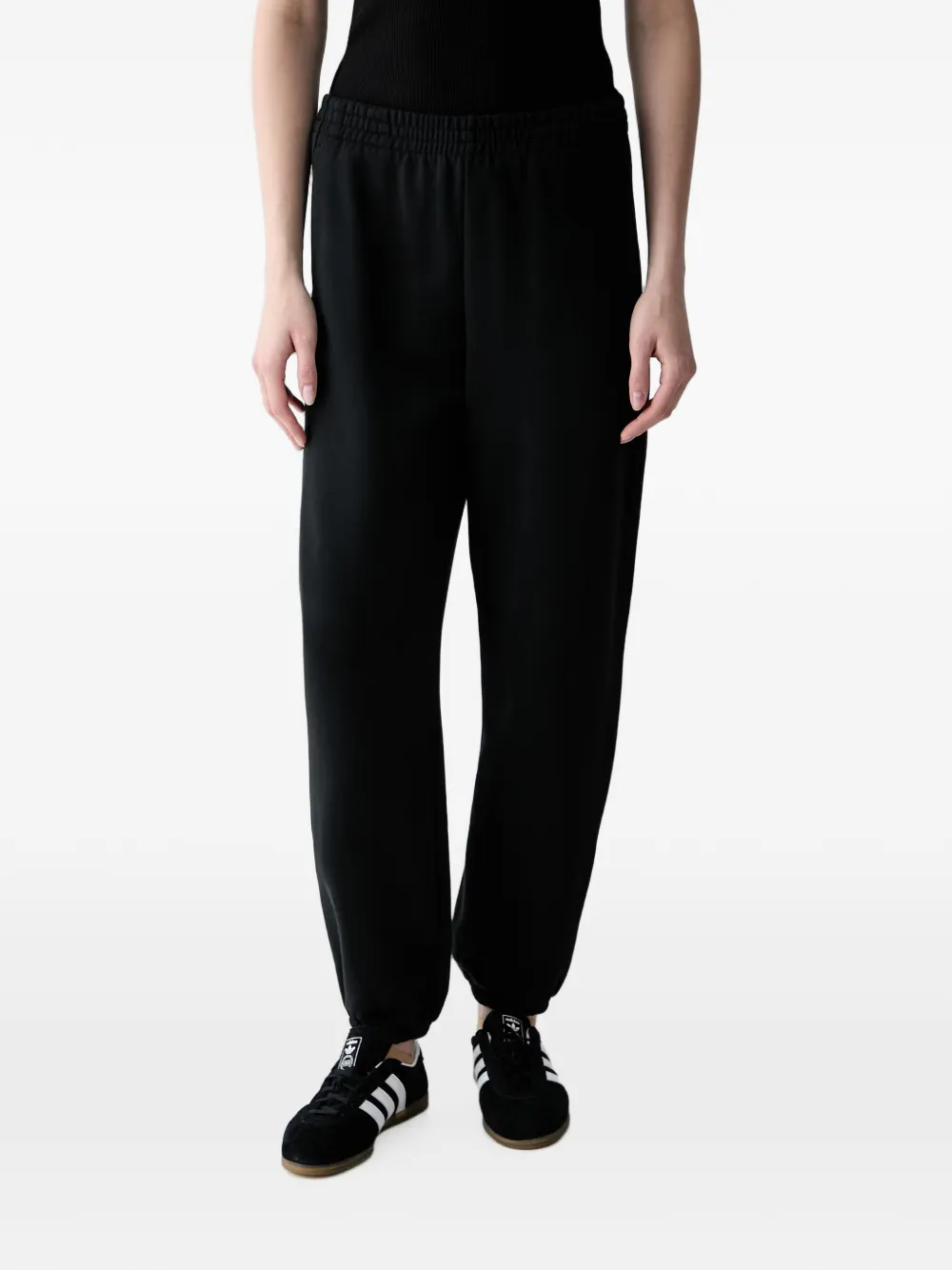 adidas logo-embroidered track pants - Nero