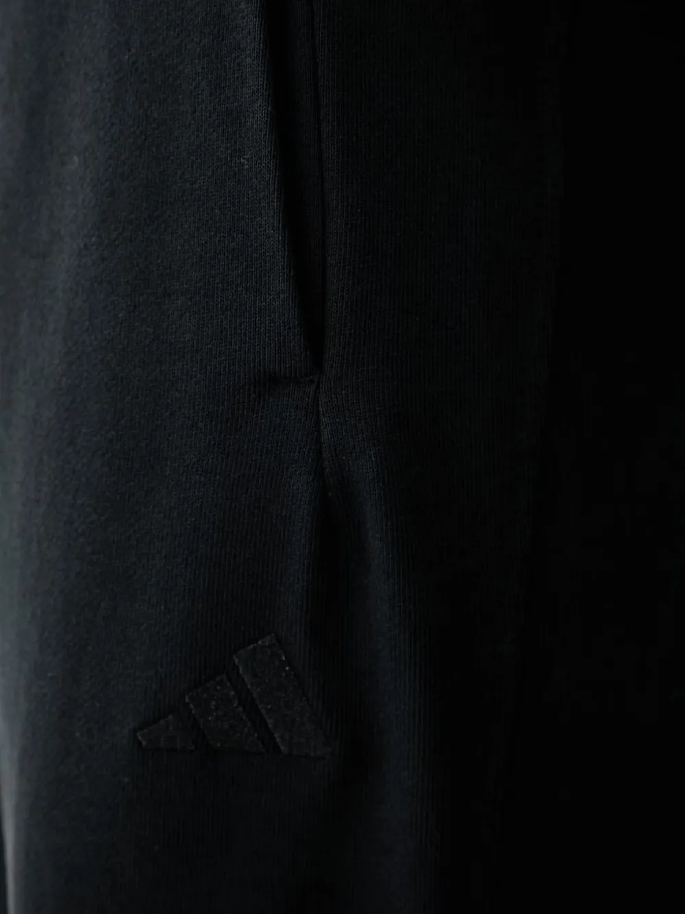 adidas logo-embroidered track pants Zwart