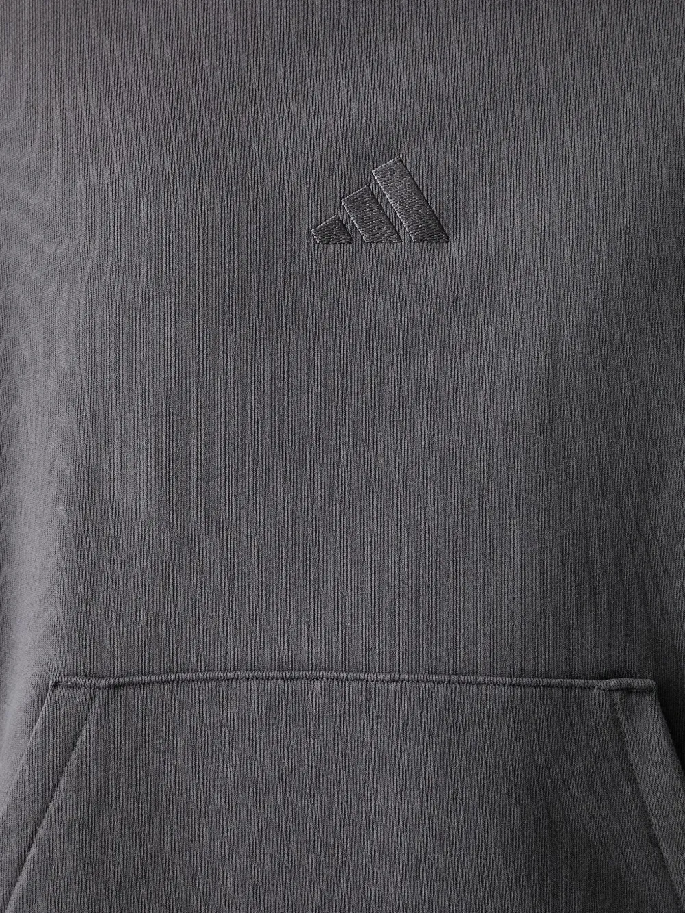 adidas cotton hoodie Grijs
