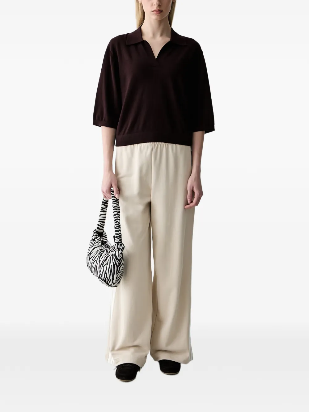 adidas 3-Stripes track pants Beige