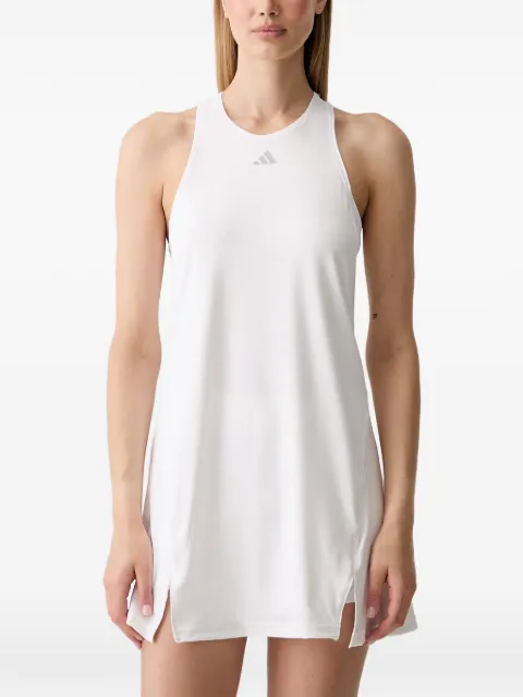 adidas Club Tennis racer-back logo-print mini dress