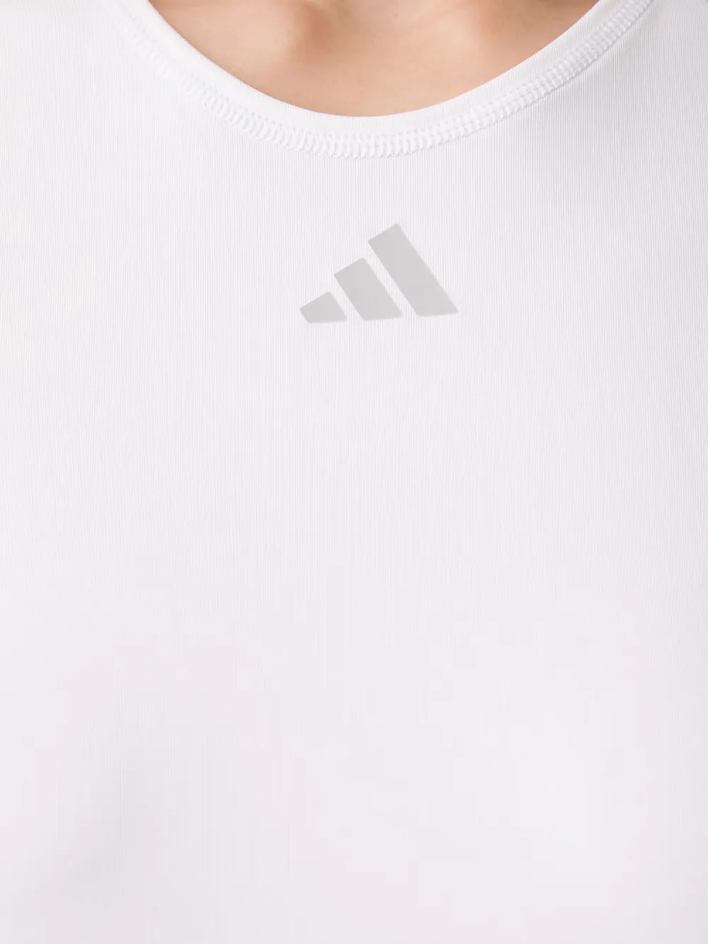 adidas Club Tennis racer-back logo-print mini dress Wit