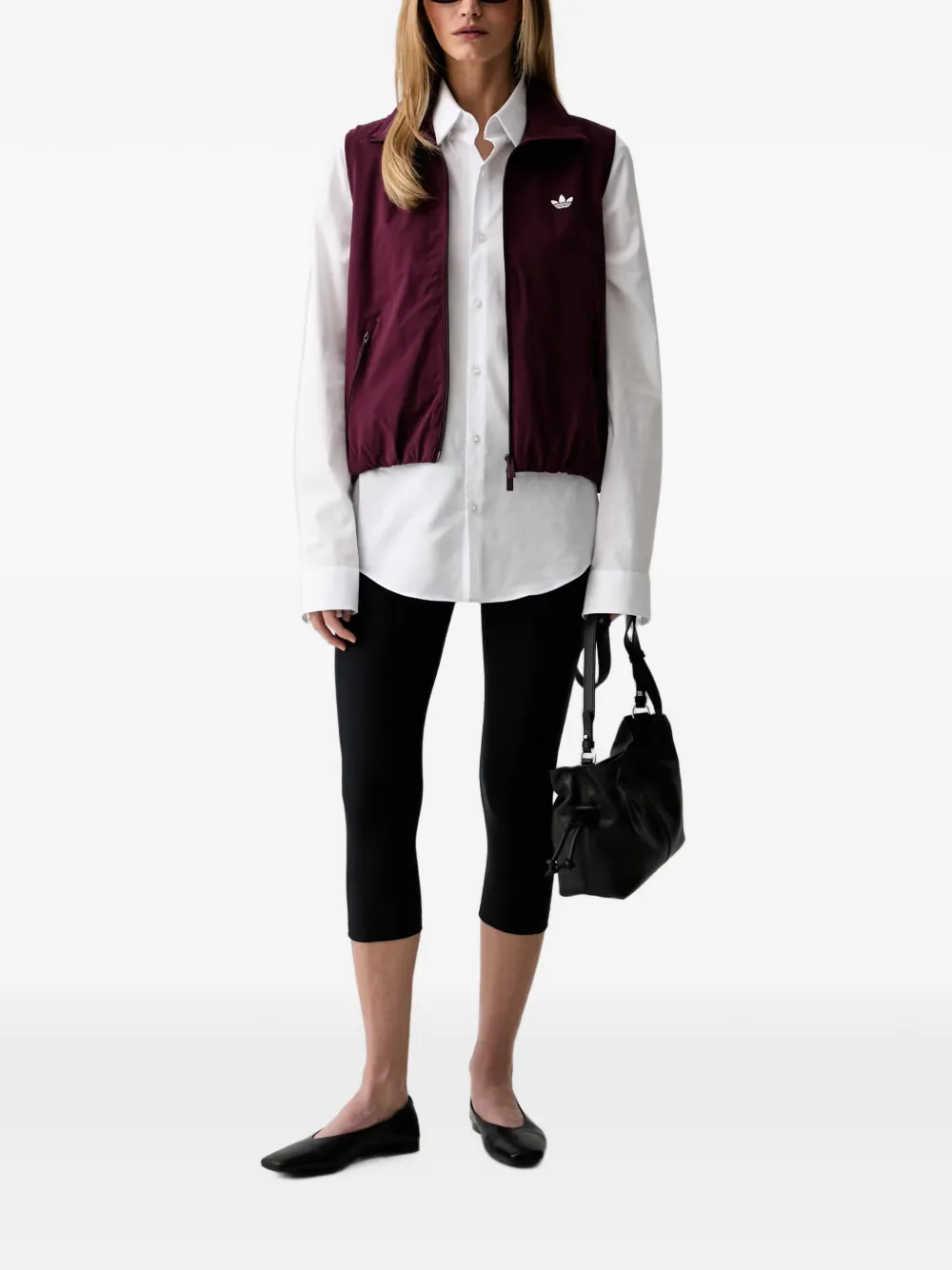 adidas Adilenium sleeveless jacket Rood