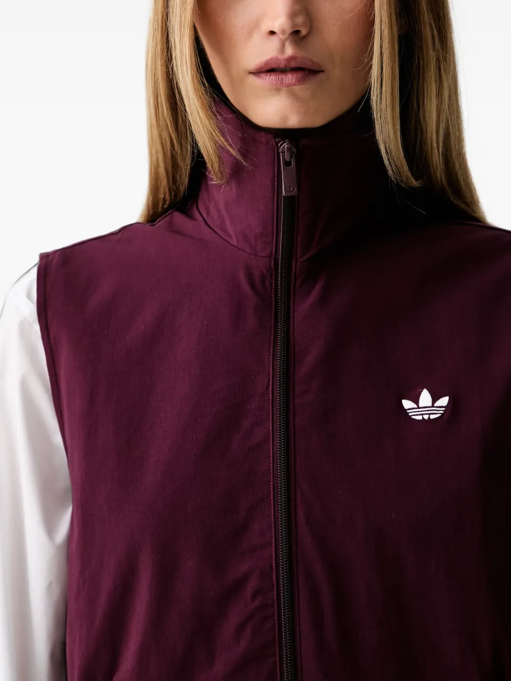 adidas Adilenium sleeveless jacket Rood