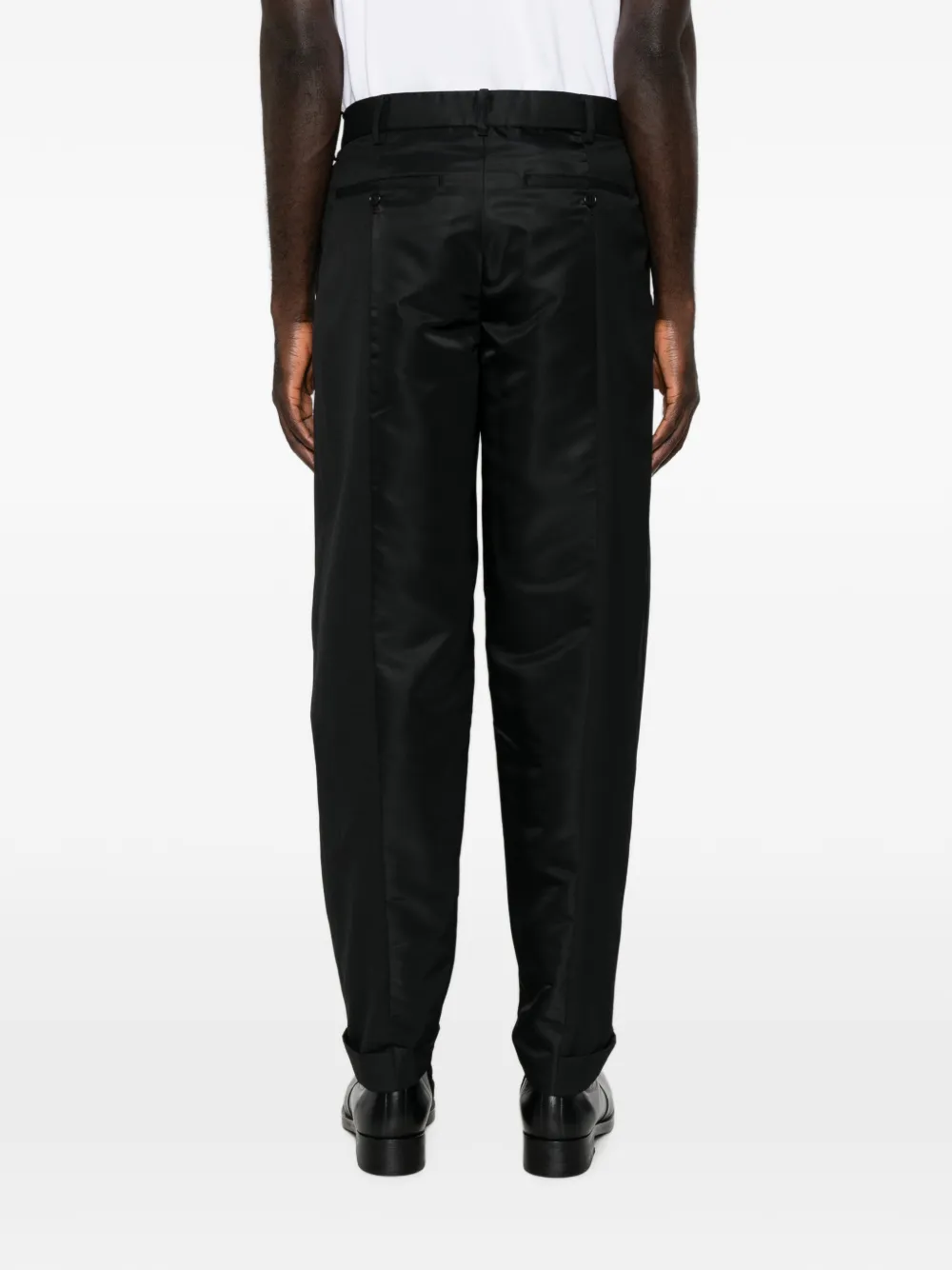 Undercover Pantalon met satijnen vlak Zwart