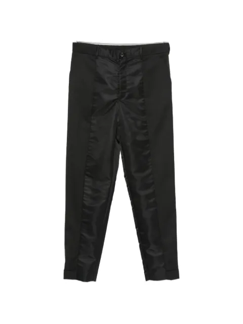 Undercover satin-panel tailored trousers