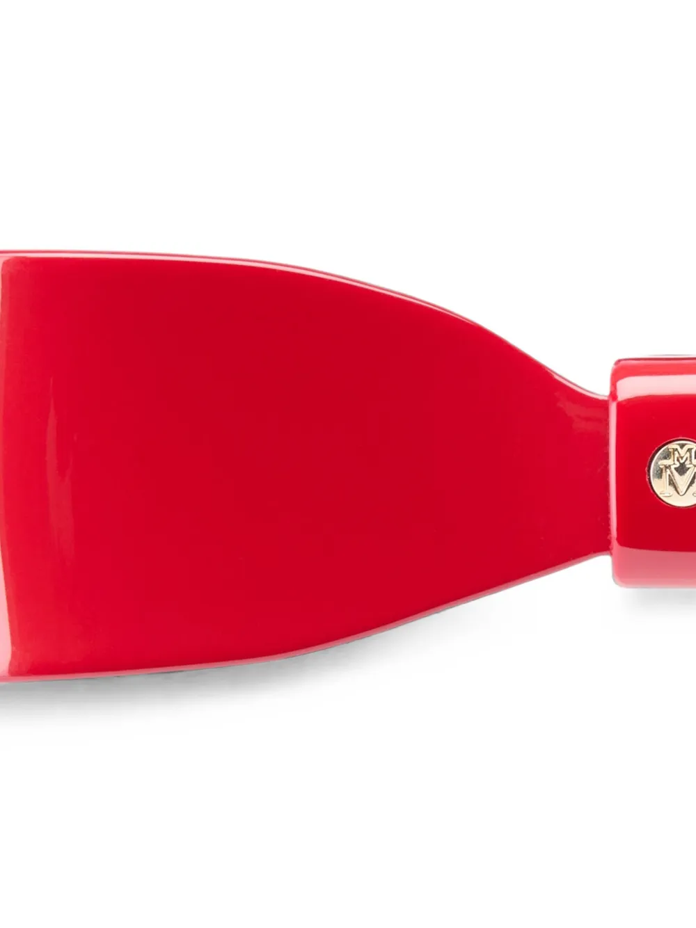 Maison Michel Lacee haarclip met strik Rood