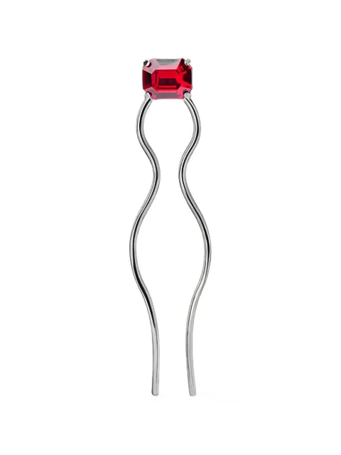 Maison Michel pasador para el cabello Shelbie con detalles de cristal