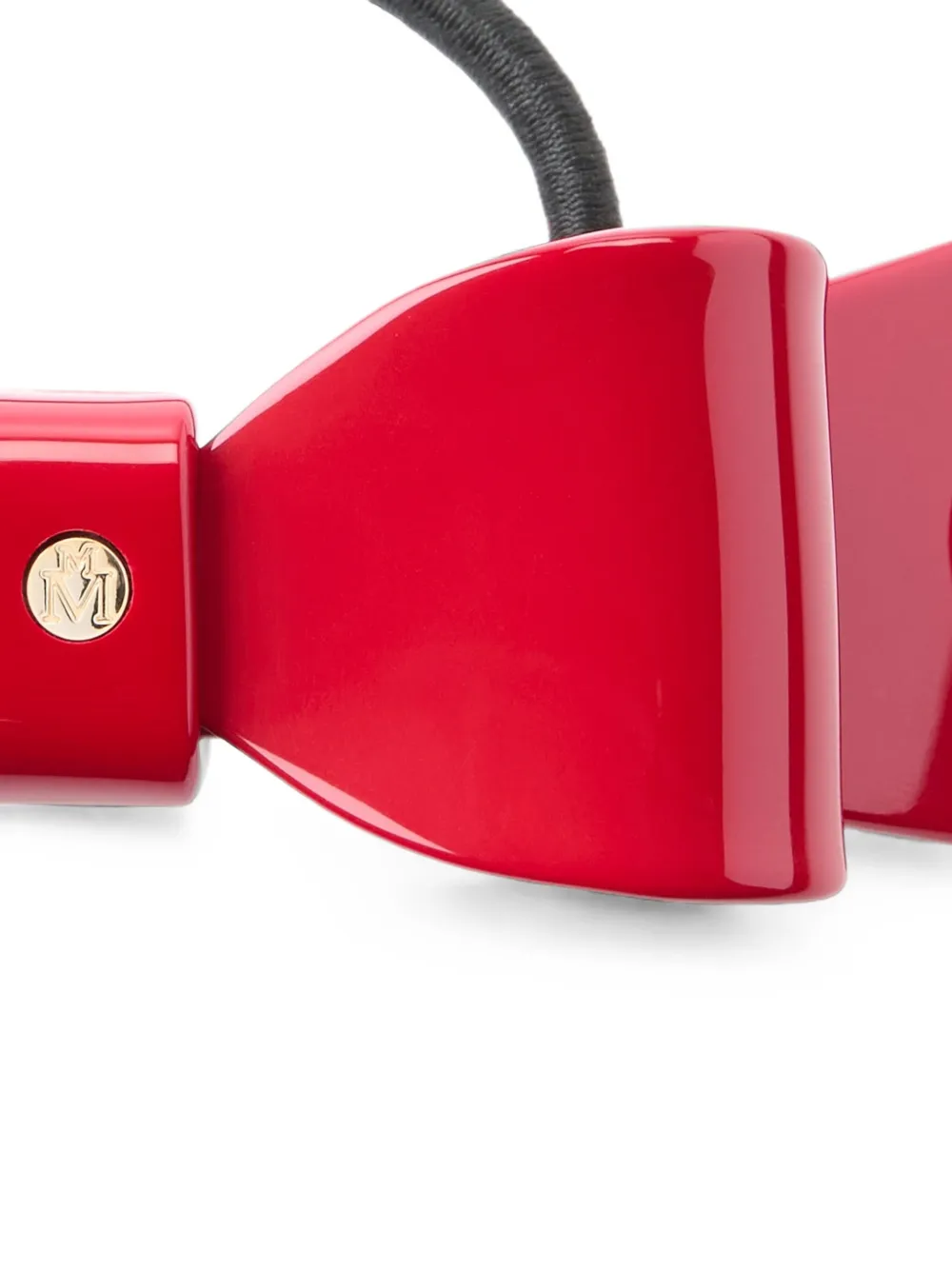 Maison Michel Ashley stropdas met strikdetail Rood