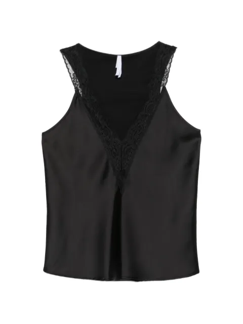 IMPERIAL top tipo camisola con ribete de encaje