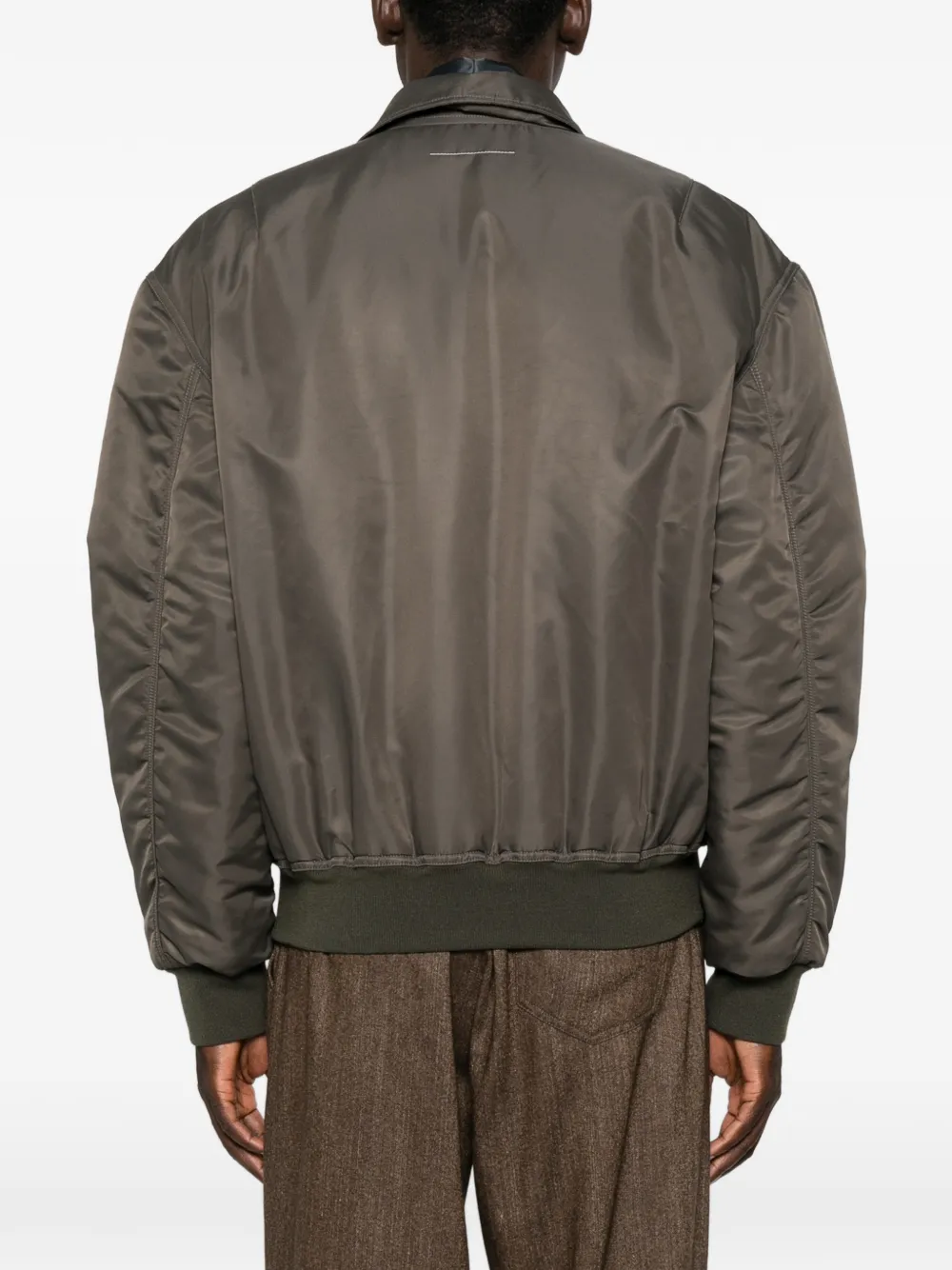 MM6 Maison Margiela padded collar jacket Grijs