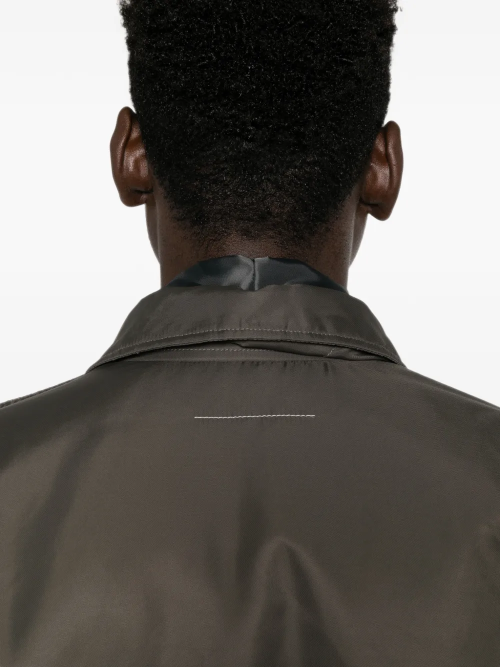 MM6 Maison Margiela padded collar jacket Grijs