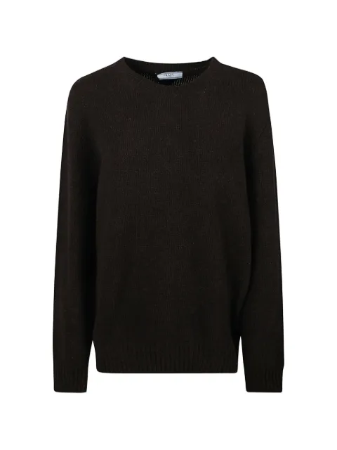 Prada wool and cashmere crew-neck sweater