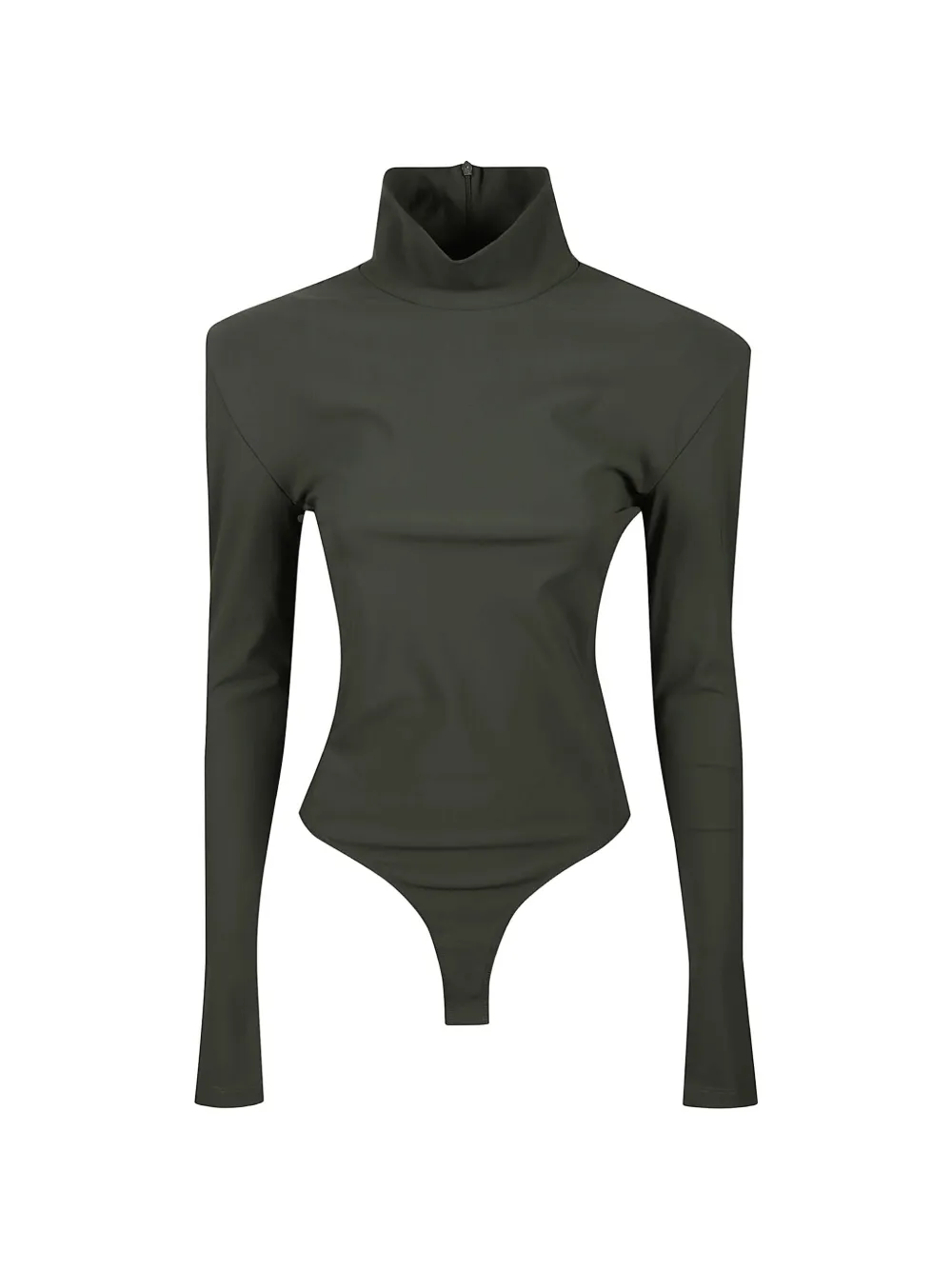 IRO padded-shoulder high-neck bodysuit