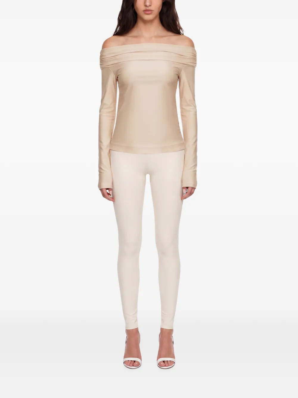 THE ANDAMANE Off-shoulder top Beige