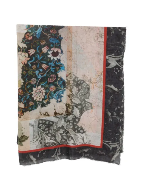 Faliero Sarti fular con estampado floral