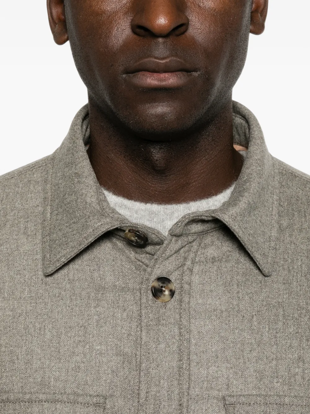 Jacob Cohën Button-up shirtjack Grijs
