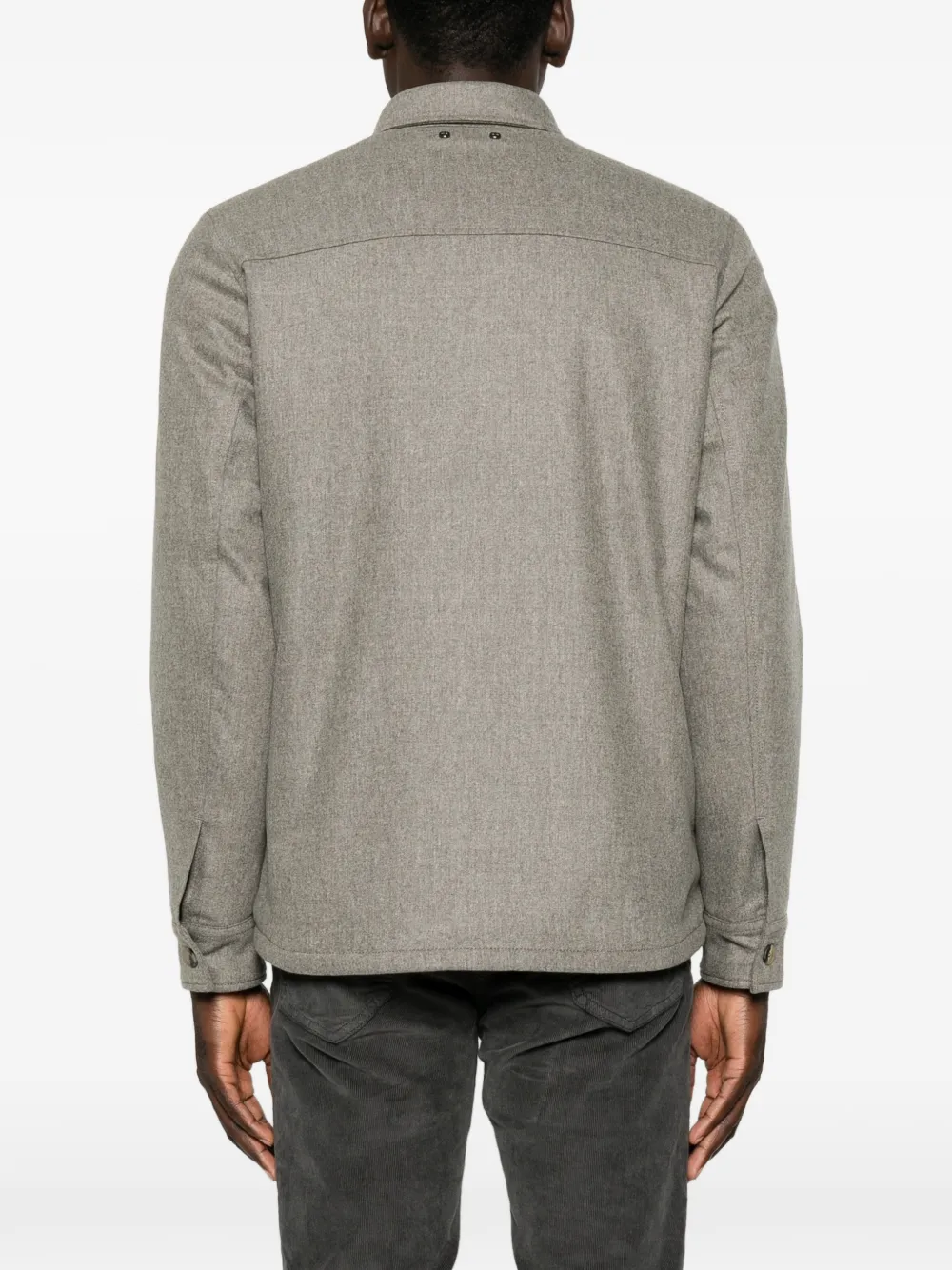 Jacob Cohën Button-up shirtjack Grijs