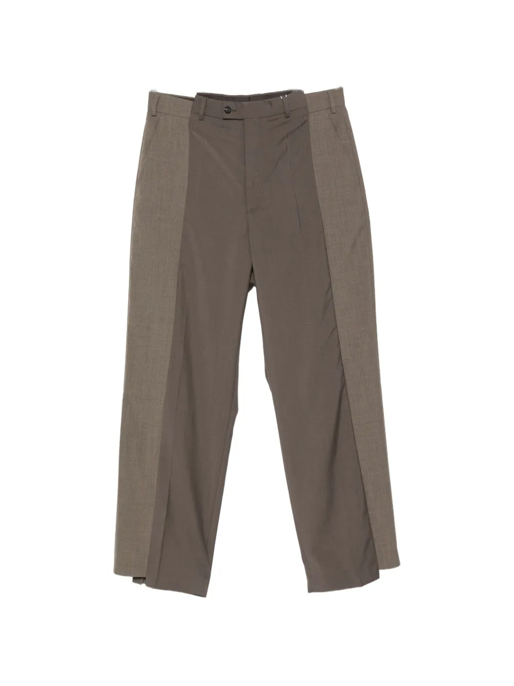 Maison Margiela Hose mit Ziernähten - Braun