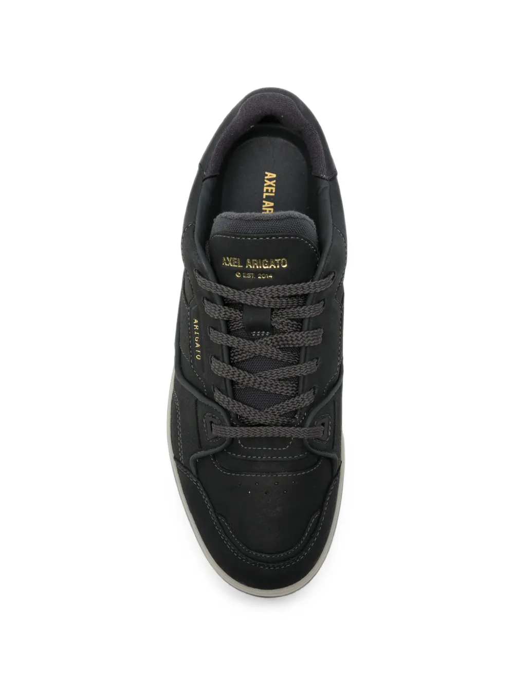 Axel Arigato Clay logo-print leather sneakers Zwart