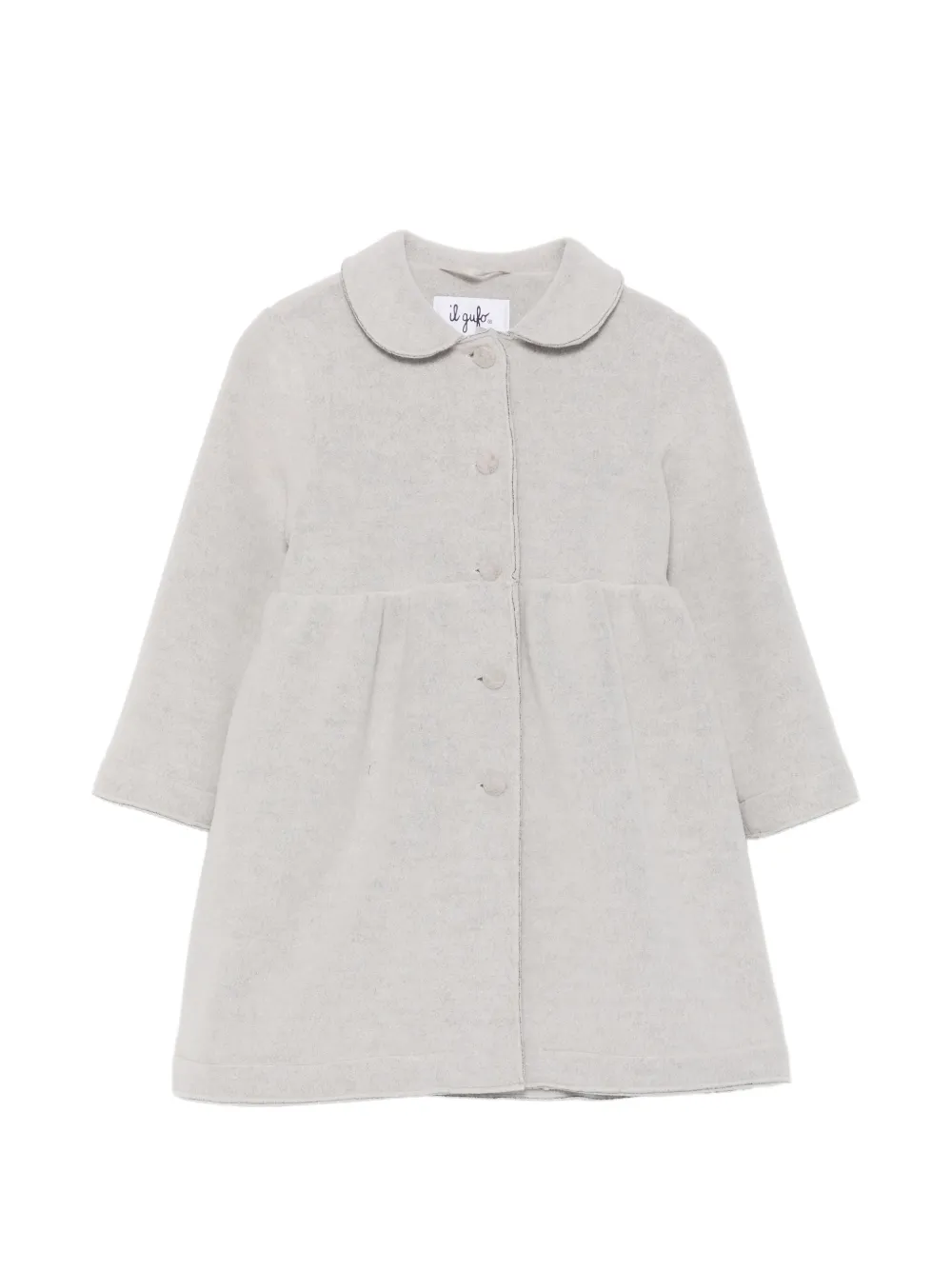 Il Gufo Cappotto con colletto alla Peter Pan - Toni neutri