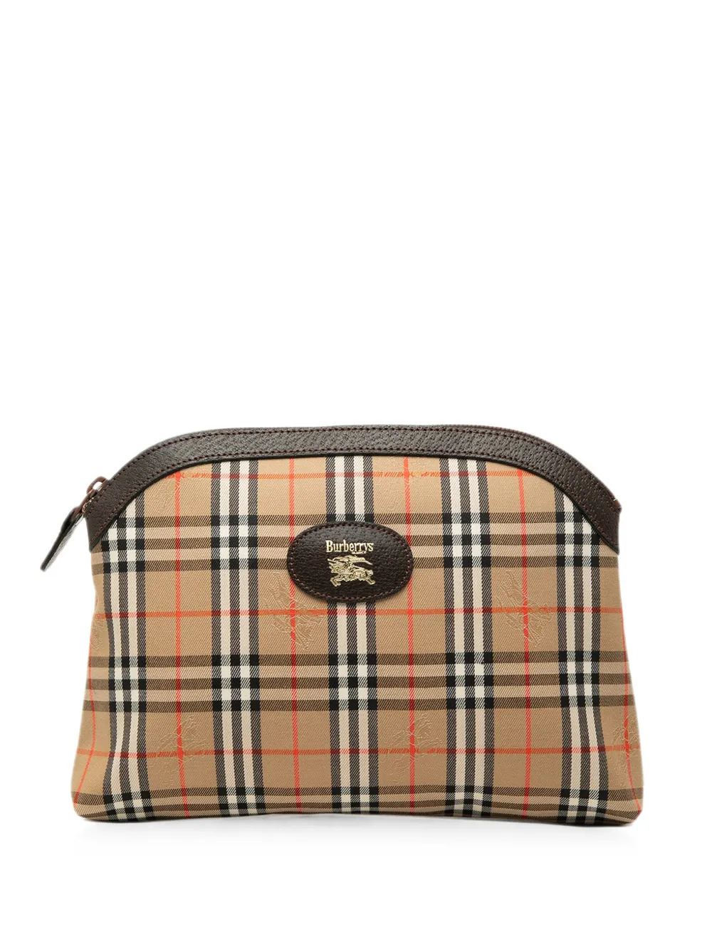 Burberry Pre-Owned 20th Century Haymarket Check Canvas clutch bag - Toni neutri