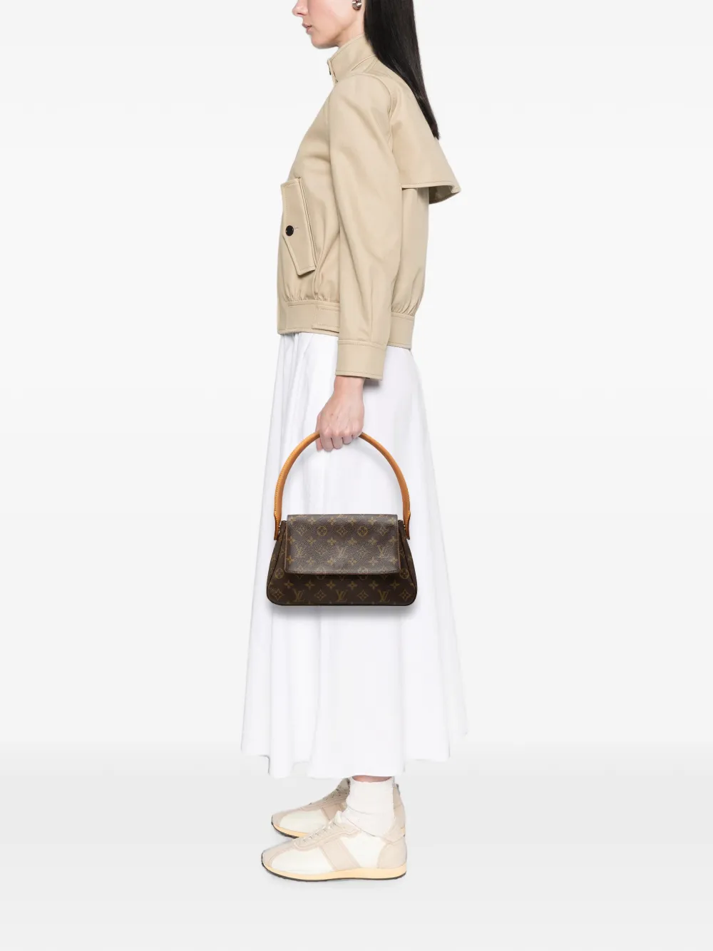 Louis Vuitton Pre-Owned 2003 Monogram Mini Looping shoulder bag - Marrone