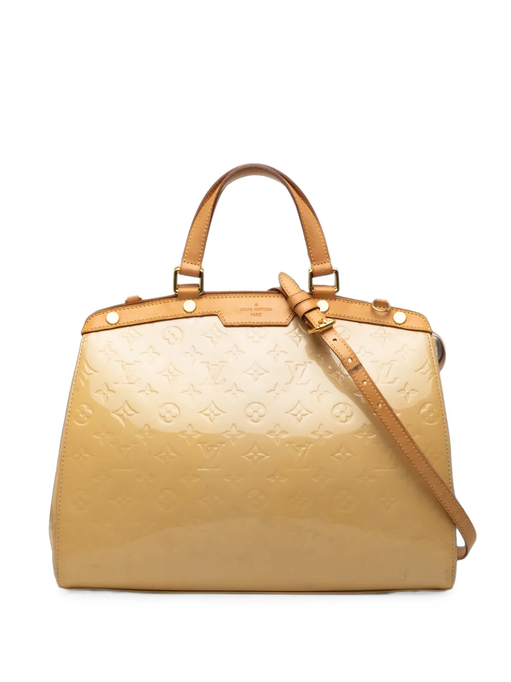 Louis Vuitton Pre-Owned 2013 Monogram Vernis Brea GM satchel - Nude