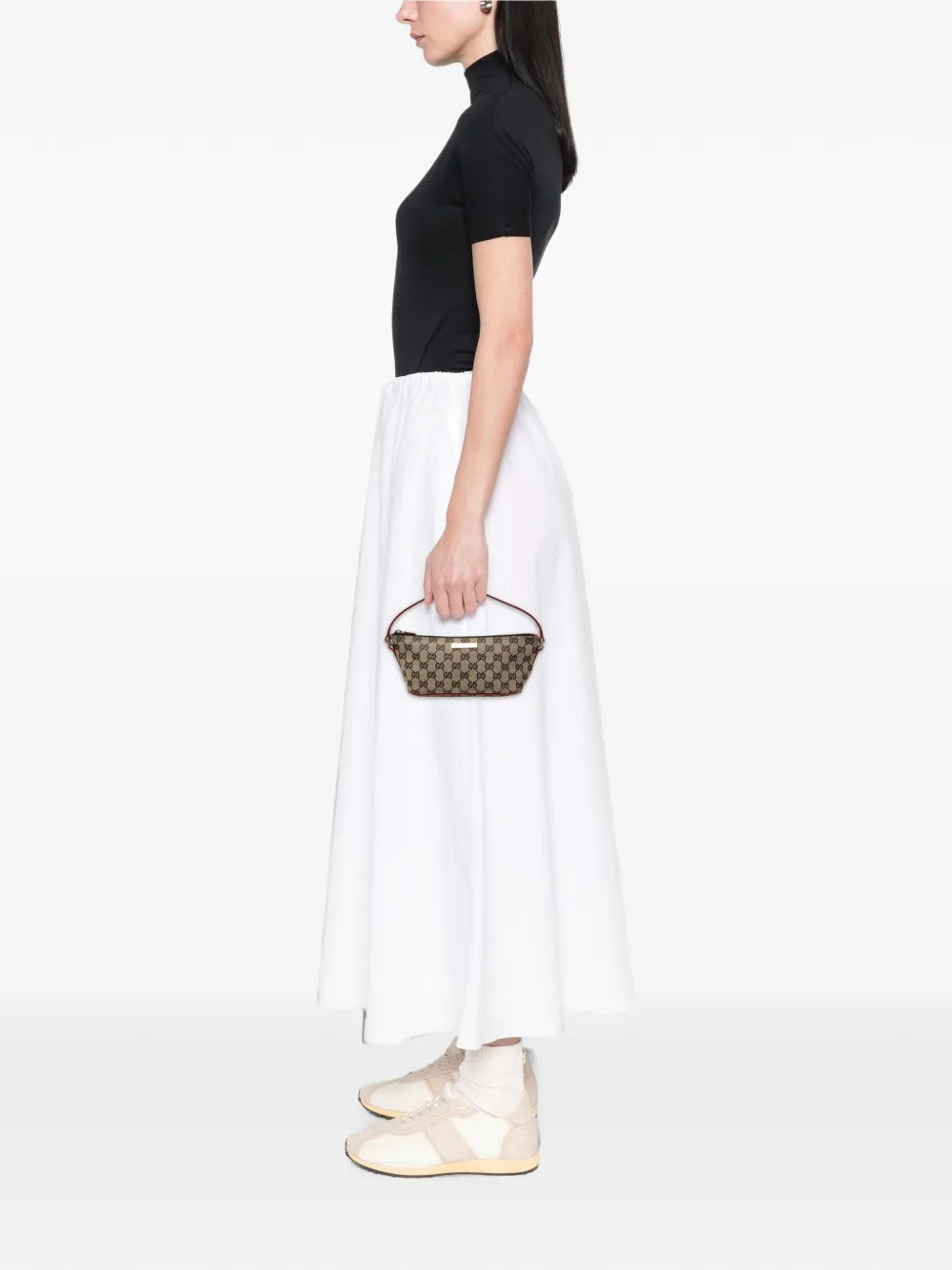 Gucci Pre-Owned 2000-2015 GG Canvas Boat shoulder bag - Toni neutri