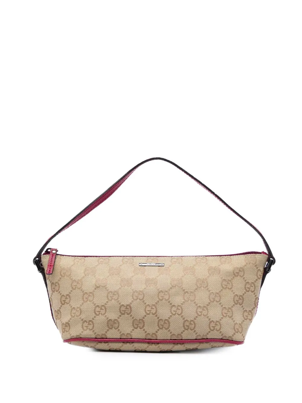 Gucci Pre-Owned 2000-2015 GG Canvas Boat shoulder bag - Toni neutri