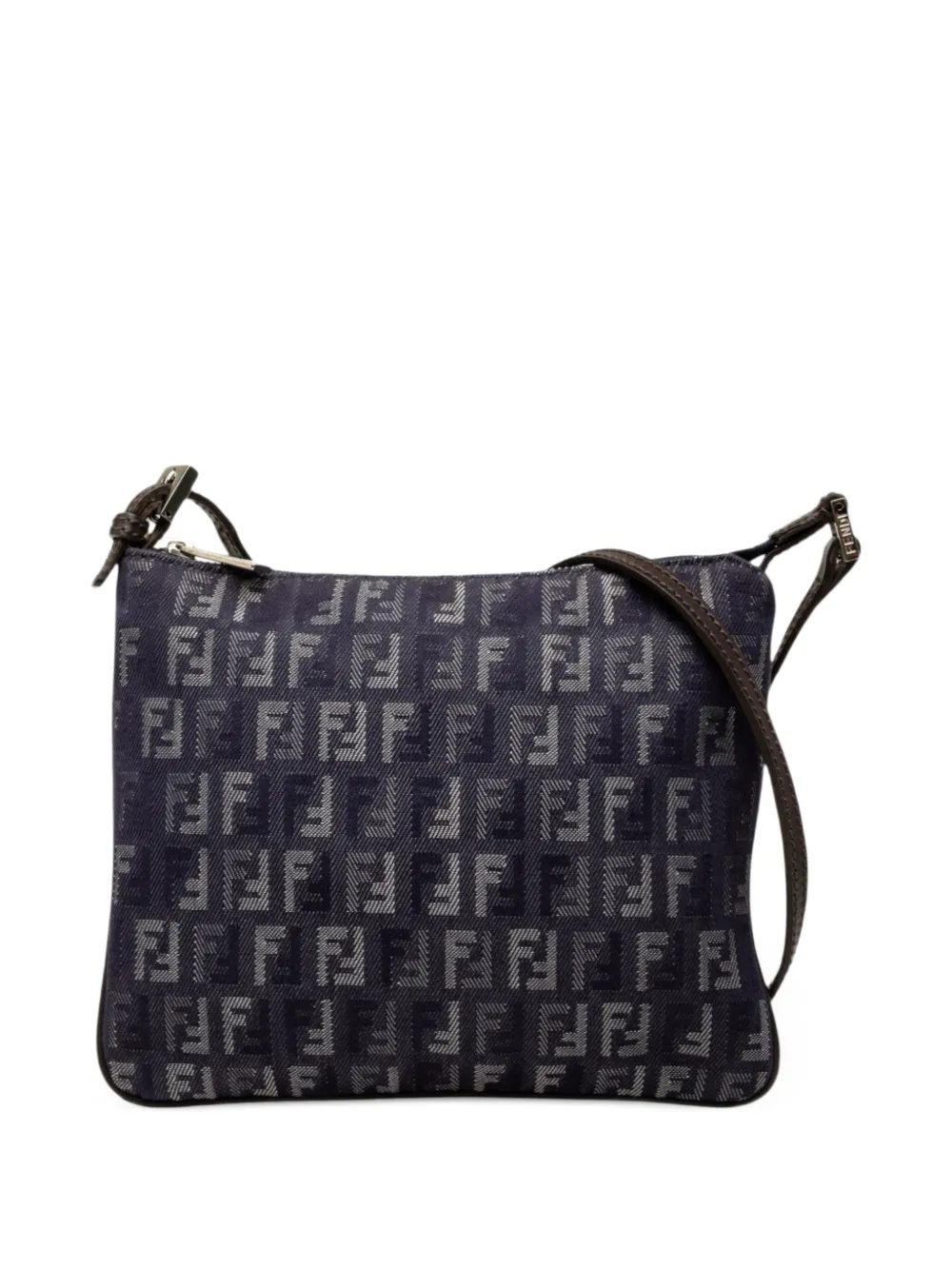Fendi Pre-Owned 2000-2010 Zucchino Denim crossbody bag - Blu