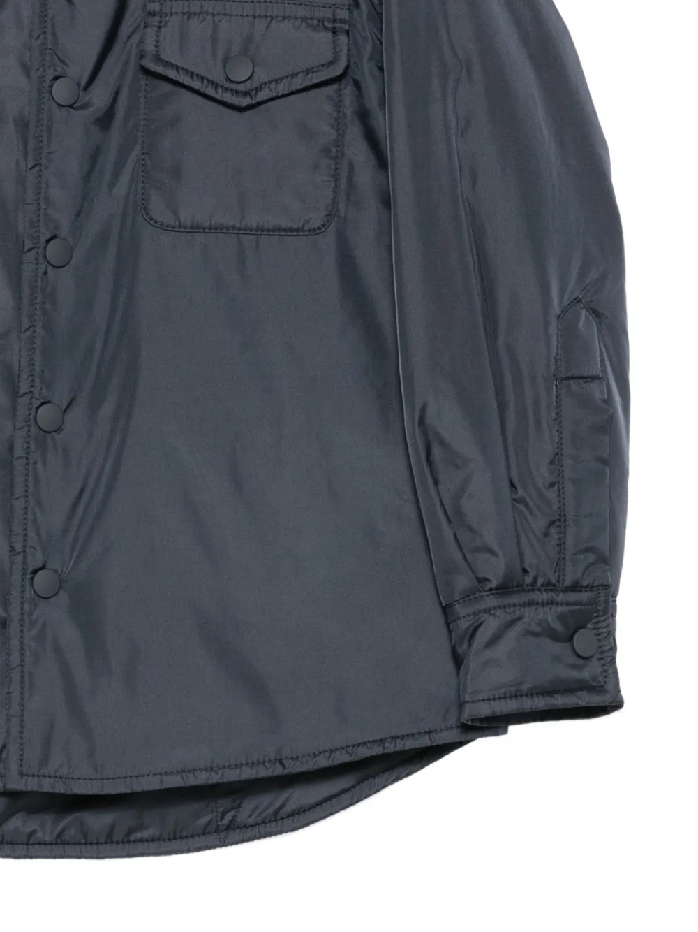 Aspesi Kids Button-up shirtjack Grijs