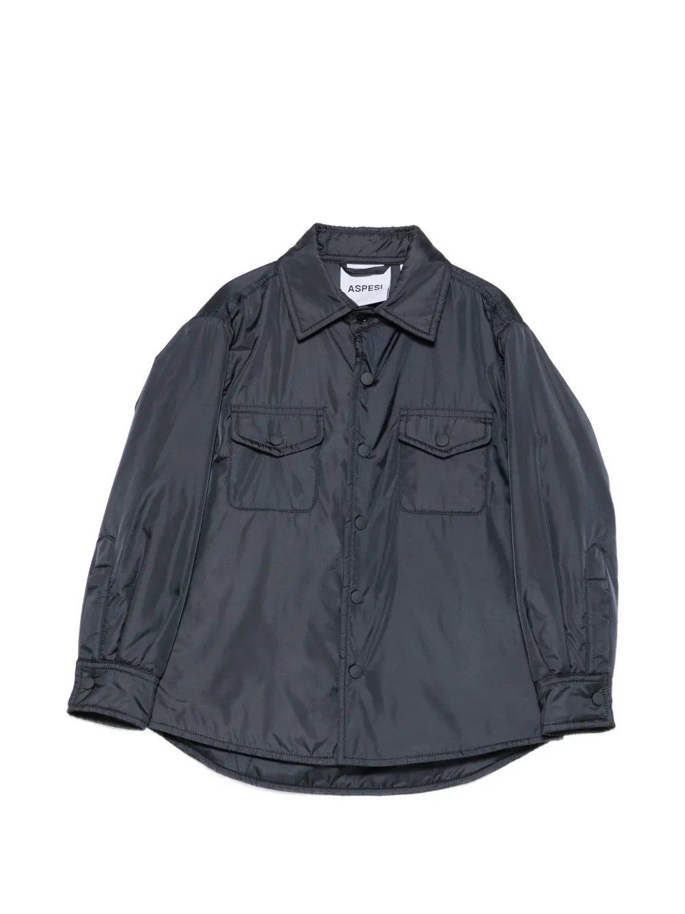 Aspesi Kids button-up shirt jacket - Grigio