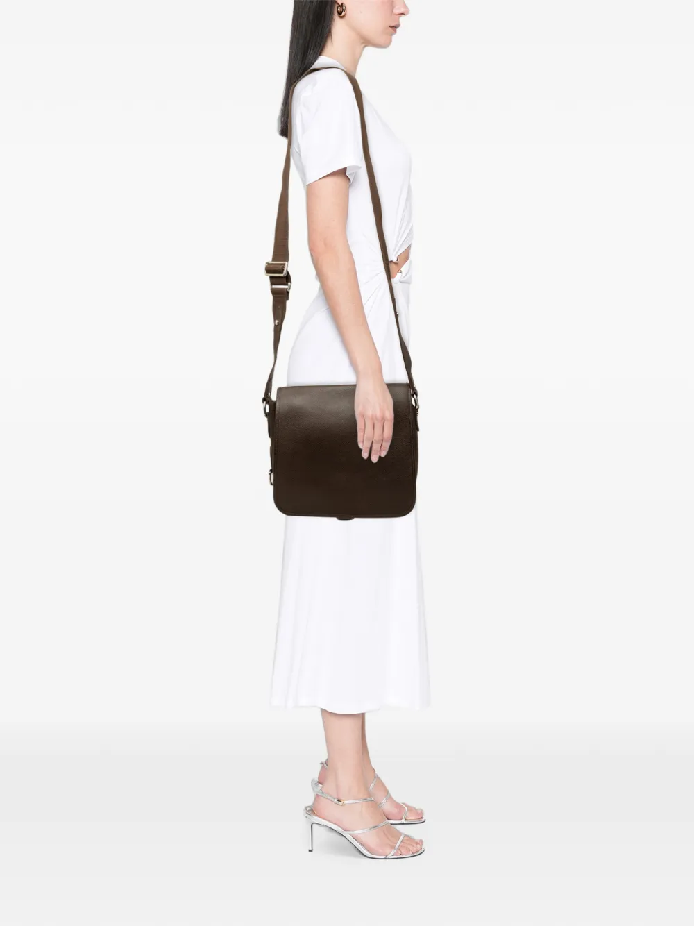 Louis Vuitton Pre-Owned 2008 Taiga Andrei crossbody bag - Braun