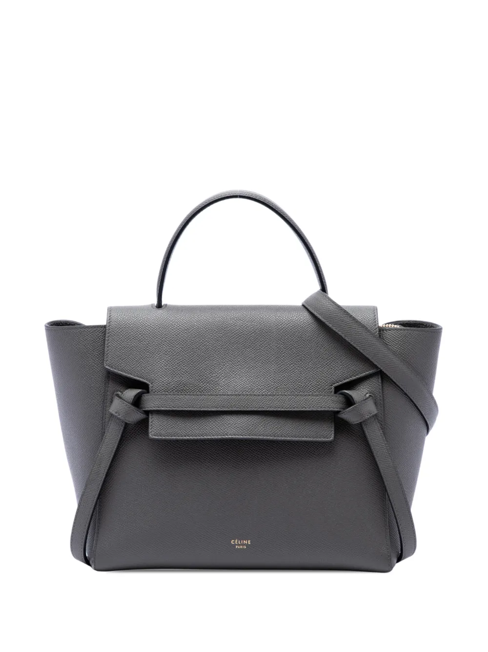 Celine Pre-Owned 2016 Micro Grained Calfskin Belt Bag satchel - Grigio