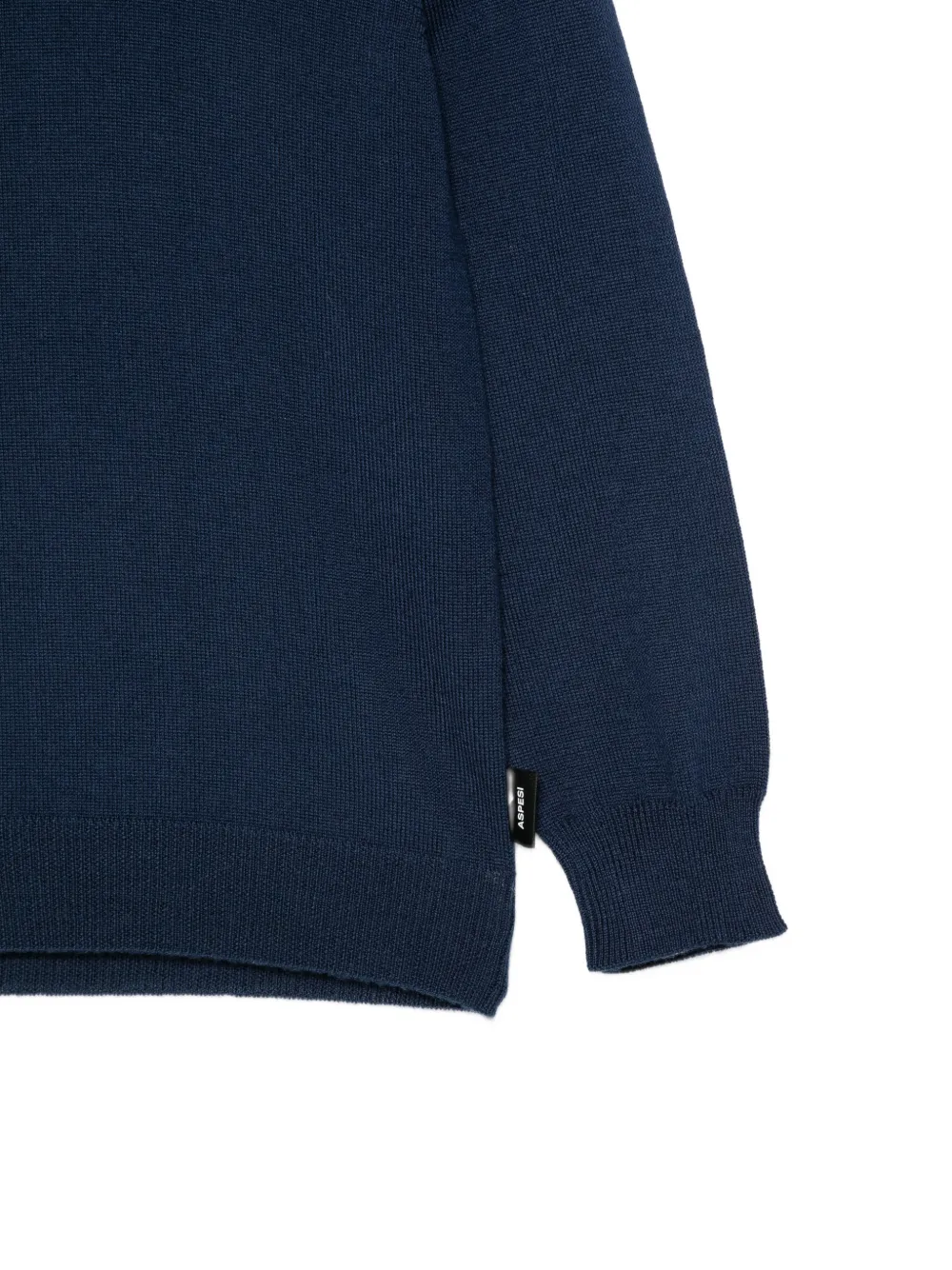 Aspesi Kids crew-neck sweater Blauw