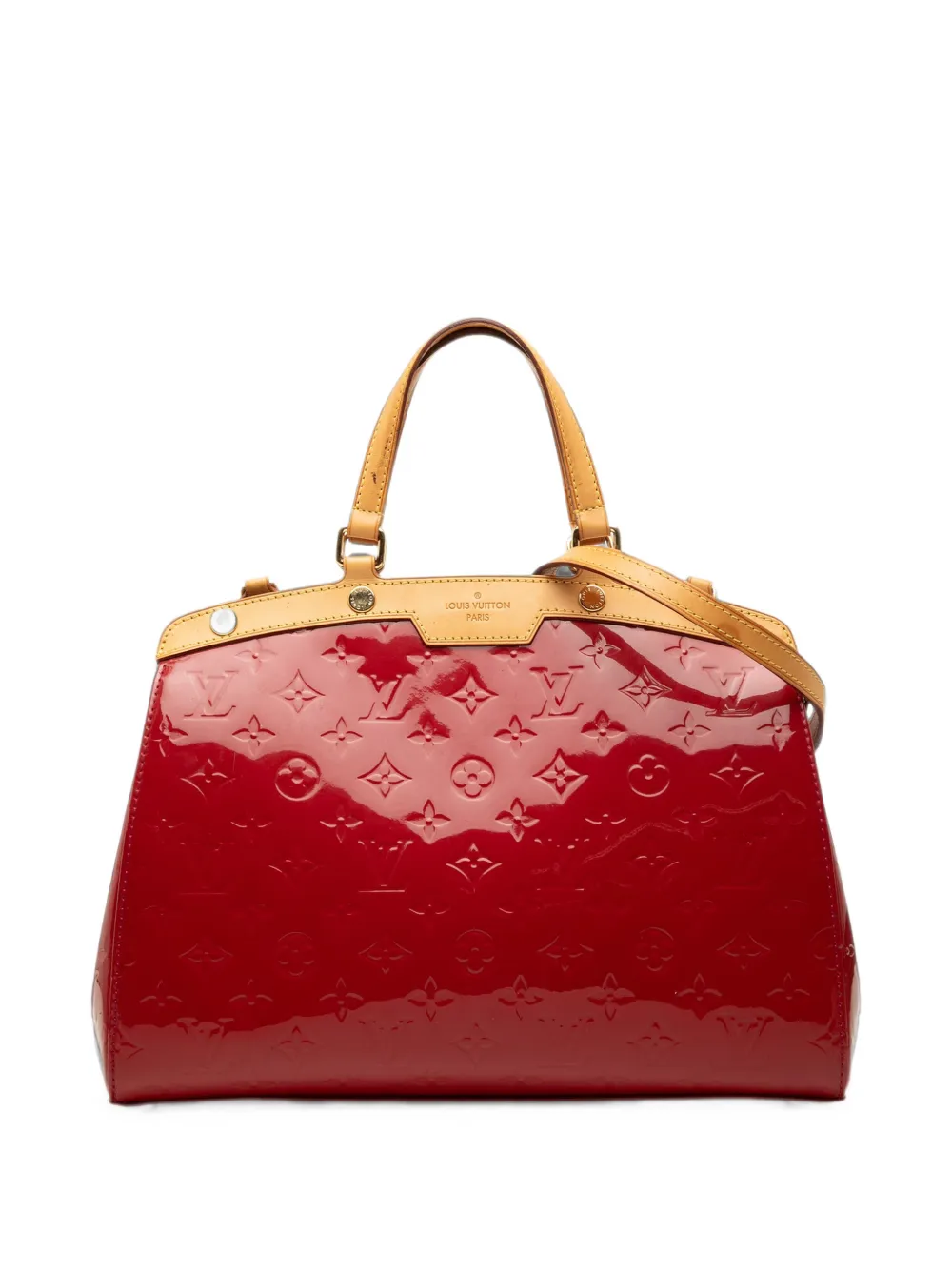 Louis Vuitton Pre-Owned 2014 Monogram Vernis Brea MM satchel - Rot