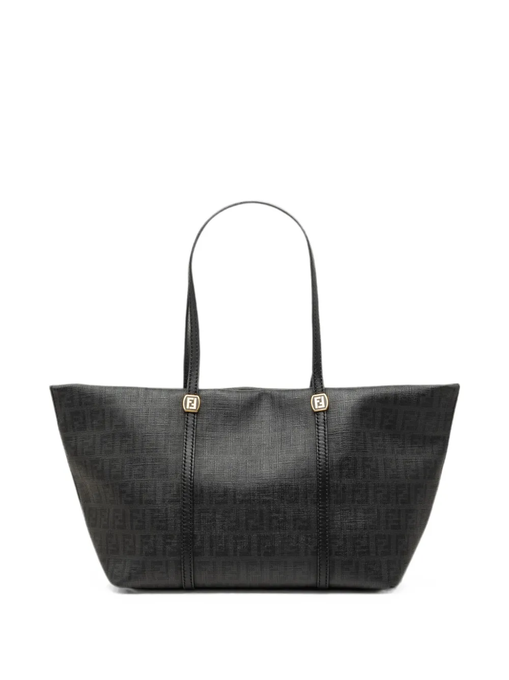 Fendi Pre-Owned 2010-2026 Zucchino Coated Canvas tote bag - Nero
