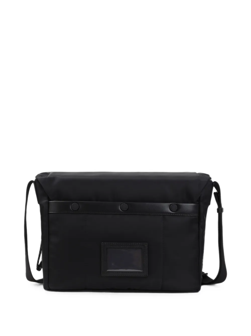 Moncler Schoudertas met omslag en logo-patch Zwart